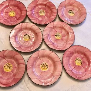 8 Franciscan Desert Rose 8” plates